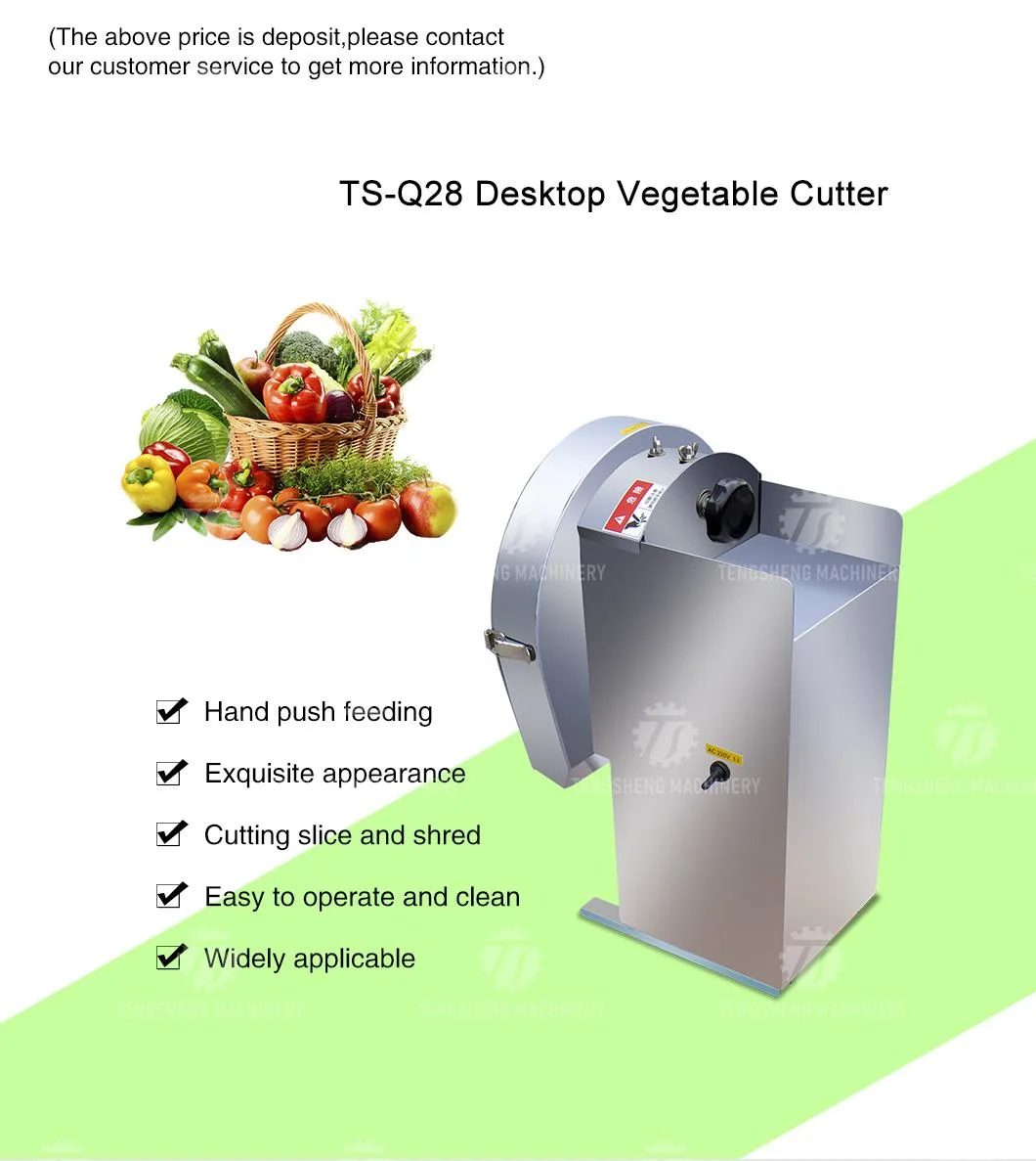 Table Small Fruit and Vegetable Multi-Functional Chopping Machine High Speed Slicing Machine Garlic Sprout, Celery, Cucumber, Potato, Lotus Root
