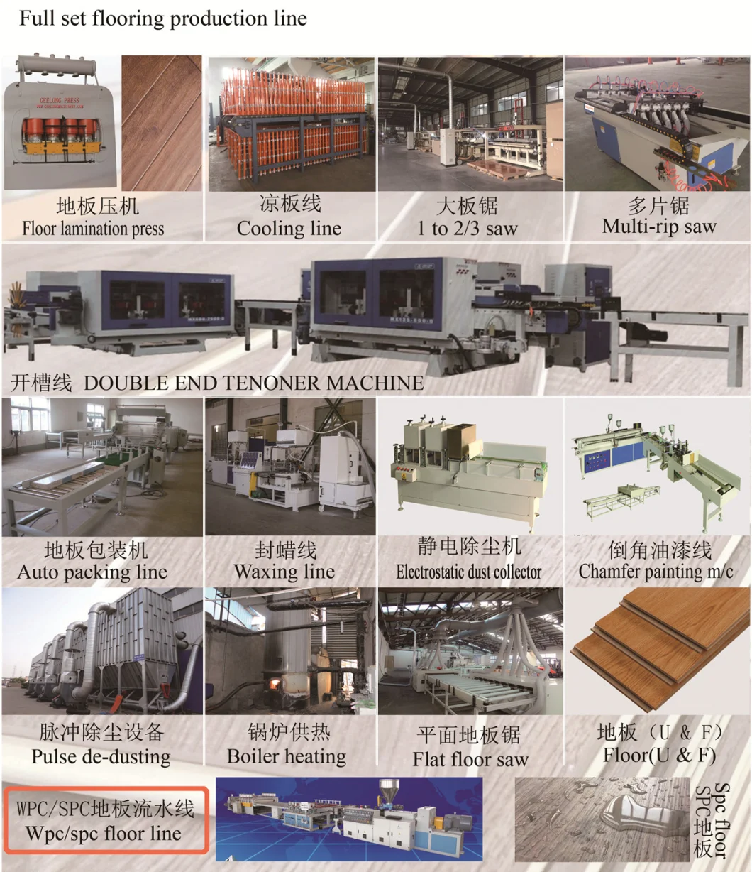 Best Price Full Set Flooring Board Production Line Full Automatic Equipment of Particle Flooring Board Line Full Set Automatic Plwood Machine