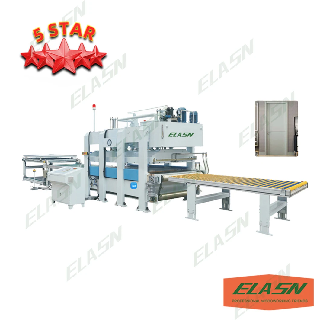 Woodworking 5 Layers Lamination Plywood Hot Press Production Line for Making Floor