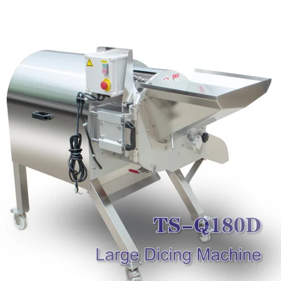 Vegetable Fruit Multifunctional Slicer Cutting Machine Commercial Potato/Cucumber/Carrot/Onion Dicing Machine (TS-Q180D)