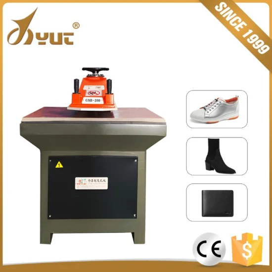 Dt-765-12t-16t-20t CE Hydraulic Swing Arm Die Cutting Press/Clicker Press Machine Rubber Slippers Shoe Small Parts Leather Clicking Cutting Machine
