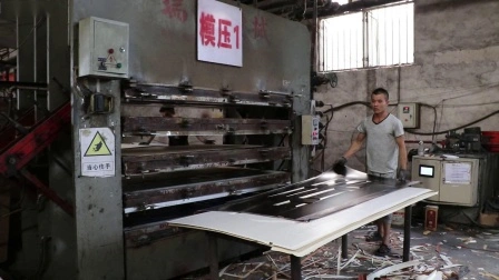 Plywood Machinery Line Hot Press Machine Cold Press Machine Cutting Machine