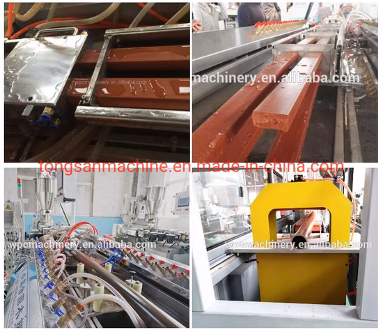 Hot Sale Swimming Pool Wooden Flooring Wood Plastic Composite WPC Decking Extruder Machine Production Line Manufacturer