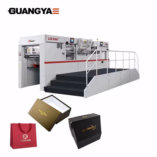 Automatic Hot Foil Stamping and Die Cutting Machine with Paper Size 600*540mm for Label Hangtag (LK600MT)
