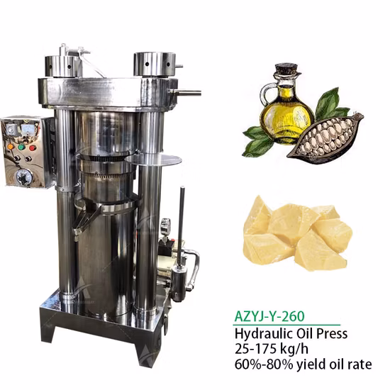 Small Hydraulic Cold Oil Extraction Avocado Oil Cooca Butter Press Machine