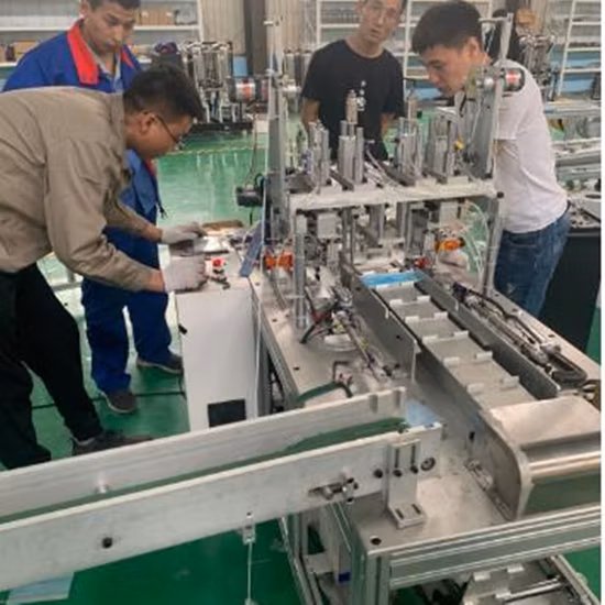 Mask Making Machine High-Speed Fully Automatic Flat Gauze Inner Earloop Slicing Sealing Disposable Medical Surgical Face Mask Making Machine